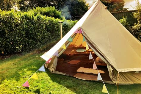 Winter Glamping & Heated Tents with Wood Burner Inside - Honeybells