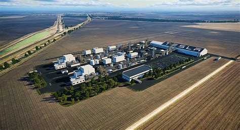 musk breaks ground  teslas  billion texas lithium refinery