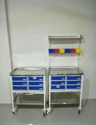 Durable Hospital Crash Cart Trolley at Best Price in New Delhi | Upway ...