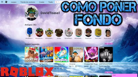 COMO PONER FONDO EN ROBLOX 2020 YouTube