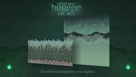 Pixel Art Horror Set Thegameassetsmine