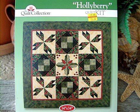 Hollyberry Designer Wall Quilt Kit The Quilt Collection Wall Quilts