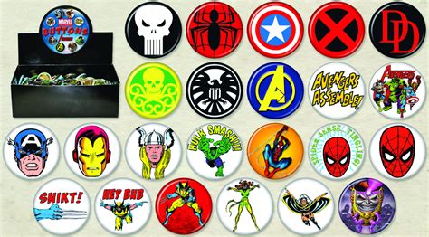 Oct132257 Marvel Heroes 144pc Button Asst Previews World