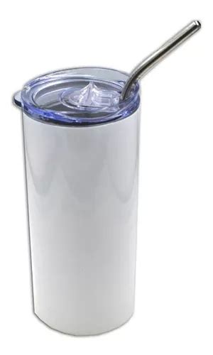 Termo Tumbler Tlp Para Sublimar De Oz Doble Pared Blanco Meses Sin