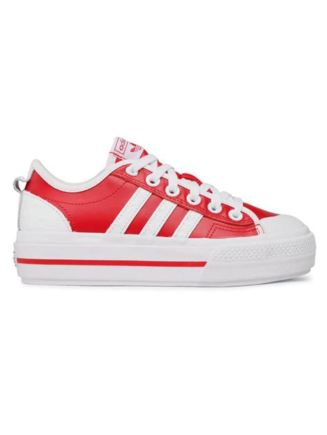 adidas Sneakersy Nizza Rf Platform FZ1841 Červená Modivo cz