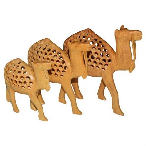 Wooden Undercut Work Sculpture Shrinath Art Gallery Wooden Elephant