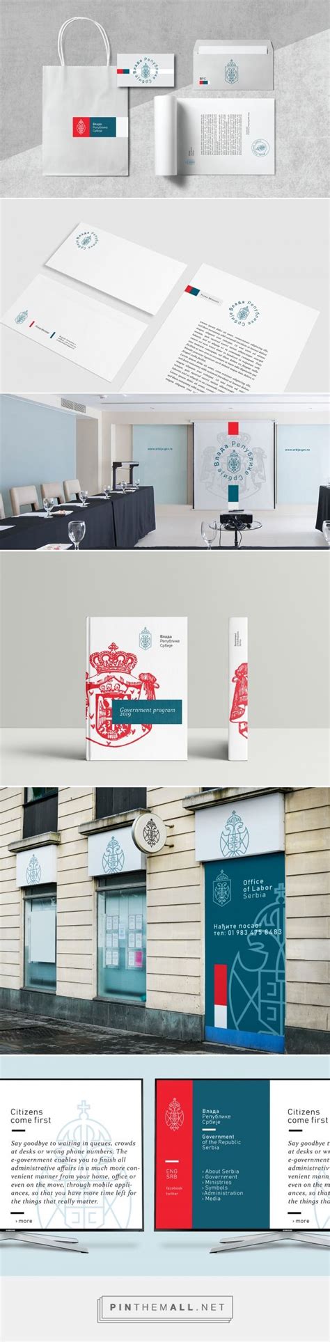 Government Of Serbia On Behance A Grouped Images Picture