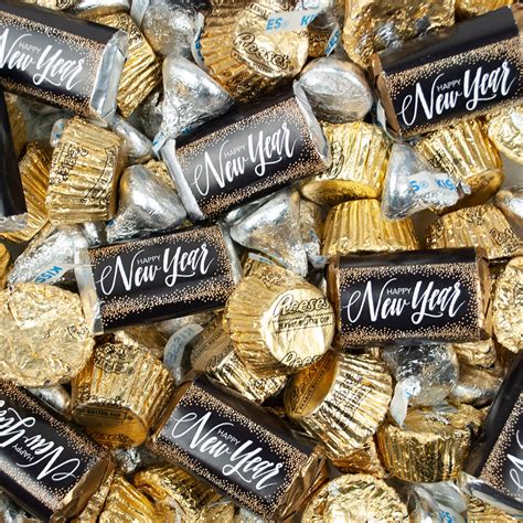 New Year S Eve Hershey S Miniatures Kisses And Reese S Peanut Butter Cups