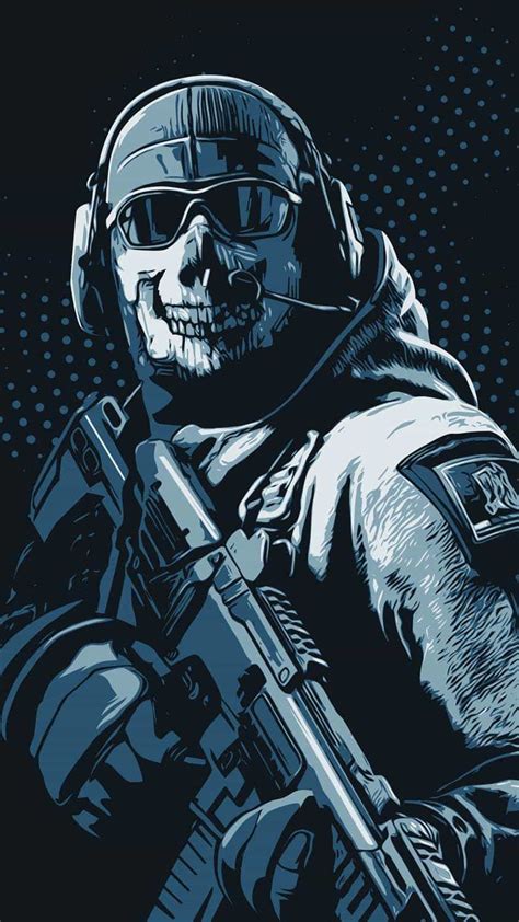 Ghost COD 4K iPhone Wallpapers - Wallpaper Cave