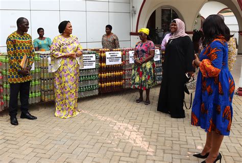 First Lady Donates Plastic Bins To Kokma News Korle Klottey