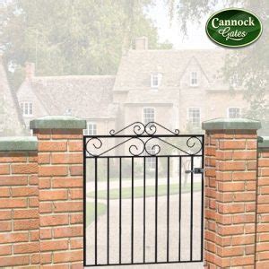 Marlborough Arch Top Metal Garden Gate 4ft High Cannock Gates