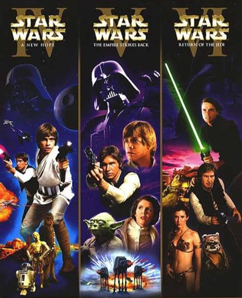 Original Star Wars Trilogy Despecialized Blu Ray Cover Art Etsy Canada