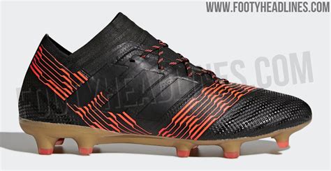 Schwarz Rot Goldene Adidas Nemeziz Skystalker Pack Fu Ballschuhe