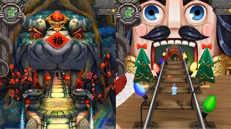 Temple Run 2 Lost Jungle Lantern Festival 2023 Vs Winter Toyland Map