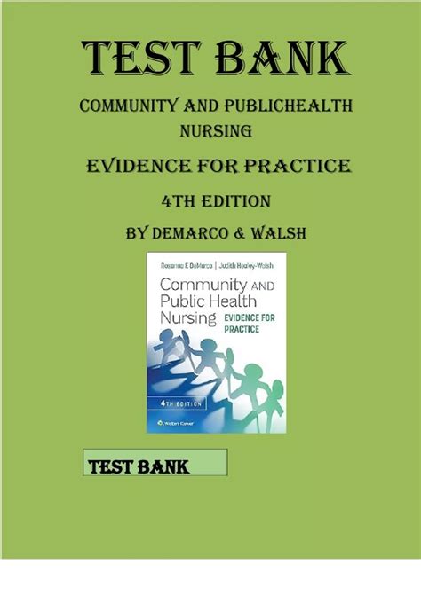 Test Bank For Community And Public Health Nursing Evidence For Practice