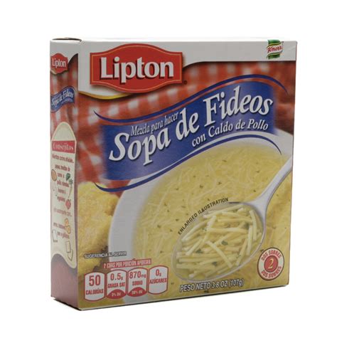 Lipton Sopa De Fideos Oz La Comprita