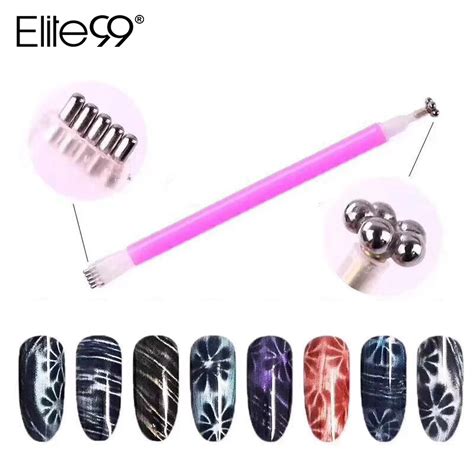 Elite99 Flower Magnet 1piece Double Headed Nail Art Magnet Stick Cat