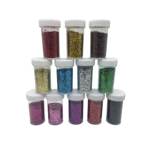 Kit 12 Potes De Glitter Grande Sortidos Shopee Brasil