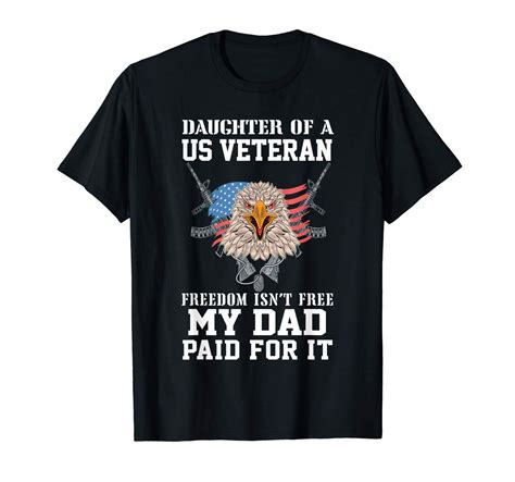 Daughter Of A Us Veteran T Shirt T For Veteran S Day Teevimy