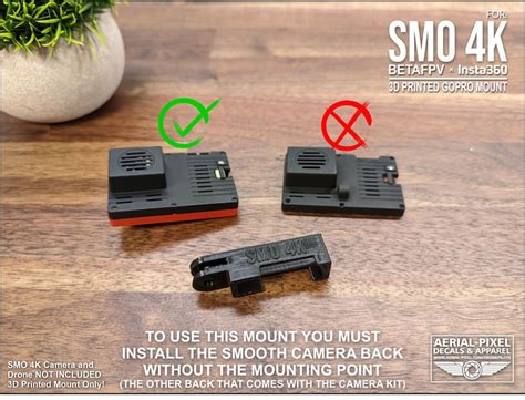 SMO 4K Naked Insta360 Betafpv 3D Printed Gopro Mount Etsy