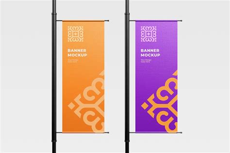 Vertical Banner Mockup, Graphic Templates - Envato Elements