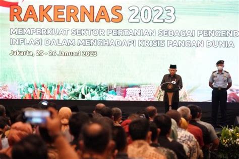 RAKERNAS KEMENTERIAN PERTANIAN TAHUN 2023 MEMPERKUAT SEKTOR PERTANIAN