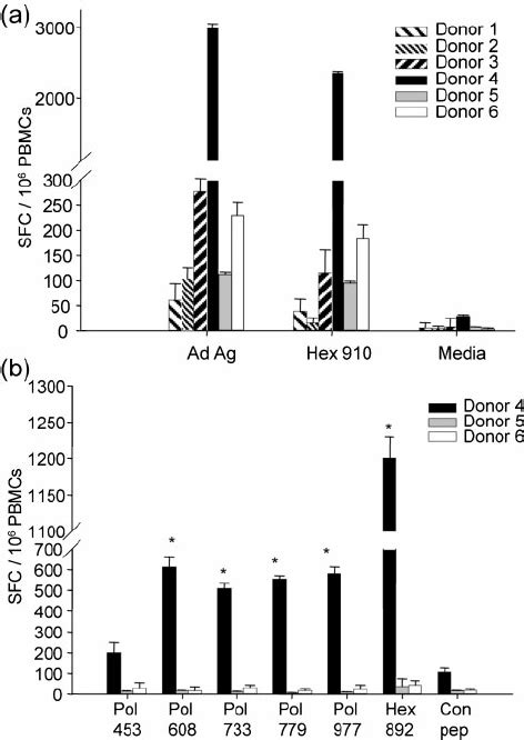 Comparison Of Peripheral Blood T Cell Responses To Hexon And Pol