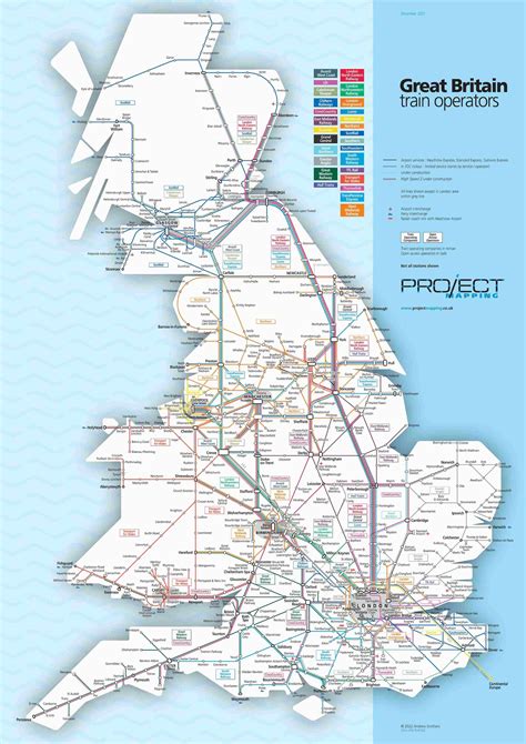 National Rail Map | UK Train Map | Trainline | Train map, National rail ...