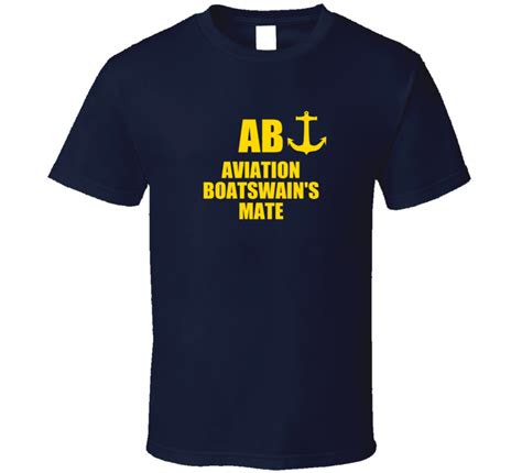 Aviation Boatswain S Mate AB US Navy T Shirt