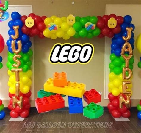 Lego Party Ideas Lego Themed Party Lego Party Decorations Lego Party Balloons