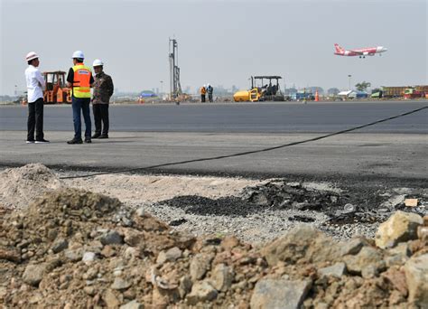 Presiden Tinjau Proyek Runway Ketiga Bandara Soetta Super RadioSuper