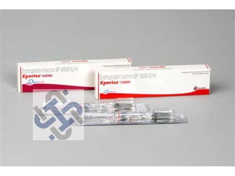 Eporise Recombinant Human Erythropoietin Alfa Epoetin Alfa 10000iu