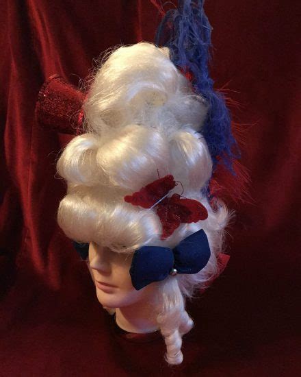 Masquerade Union Jack Pantomime Dame Wig To Hire Pantomime Dame Wigs