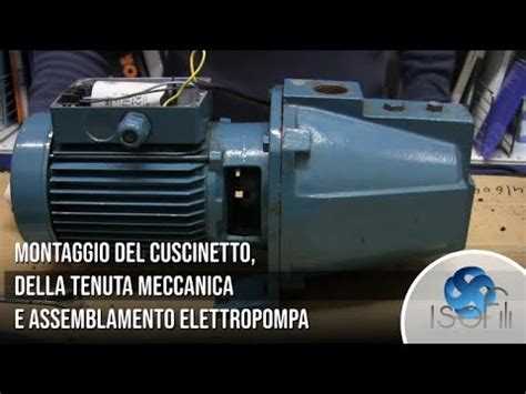 Montaggio Del Cuscinetto Della Tenuta Meccanica E Assemblamento