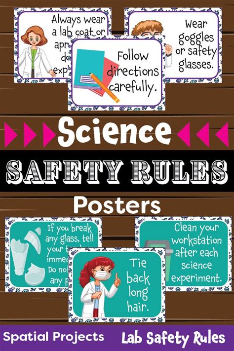 Do You Need Colorful Science Lab Safety Rules Posters Heres The