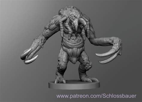 Ettercap Dungeons Anddragons 5e Resin Mini Monster 32mm Etsy