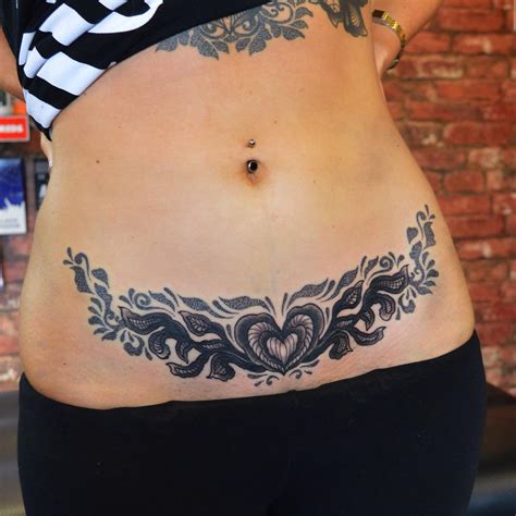 Lower Sternum Tattoo