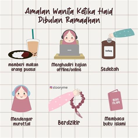 Kartun Dakwah Muslimah On Instagram Amalan Yang Bisa Dilakukan Wanita