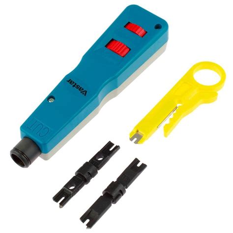 Vastar Network Wire Punch Down Impact Tool With Two Blades 110 And B