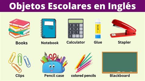 10 Objetos Escolares En Ingles Imagui Objetos Escolares En Ingles