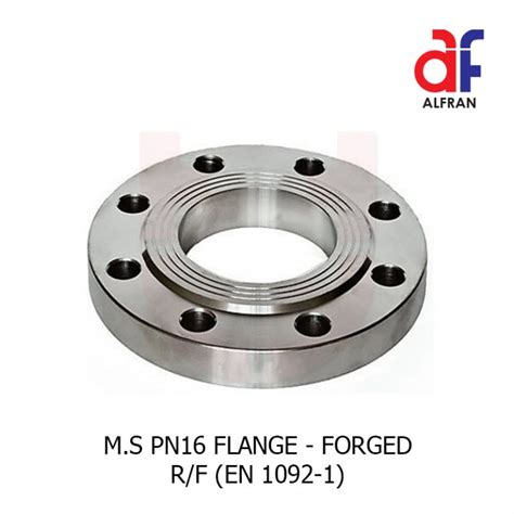 Alfran Mild Steel Pn Flange R F En Forged Syarikat Logam