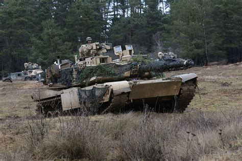 A U S Army M1a2 Abrams Main Battle Tank From 1st Cavalry Nara