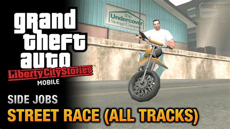 Gta Liberty City Stories Mobile Street Race All Tracks Youtube