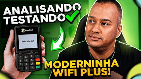 MODERNINHA WIFI PLUS Nova MÁQUINA DE CARTÃO do PagSeguro LANÇAMENTO