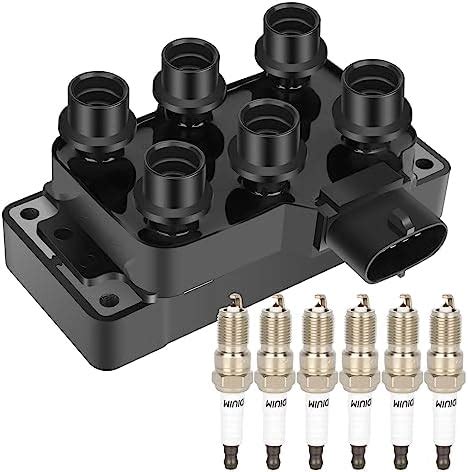 Amazon ECCPP 6383157 1 Ignition Coils With 6 Iridium Spark Plugs