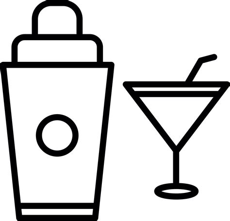 Cocktail Shaker Vector Icon Design 15745973 Vector Art at Vecteezy