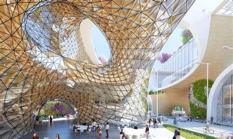 Wooden Orchids By Vincent Callebaut Shopping Center Architecture