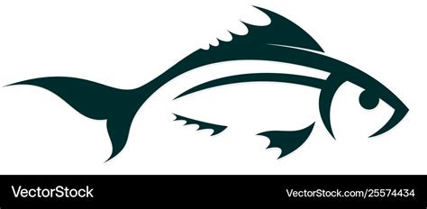 Fish symbol Royalty Free Vector Image - VectorStock