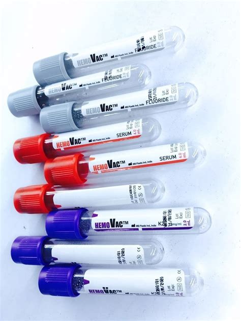 Plastic Edta Blood Collection Tube Packaging Type Box Tubes Per