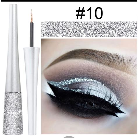 Jual Rcsbeauty Cmaadu Eyeliner Glitter Warna Putih Silver Eyeliner